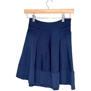 A.L.C. Navy Blue Skater Mini Skirt Women’s Small Y2K Punk Grunge Emo Whimsigoth